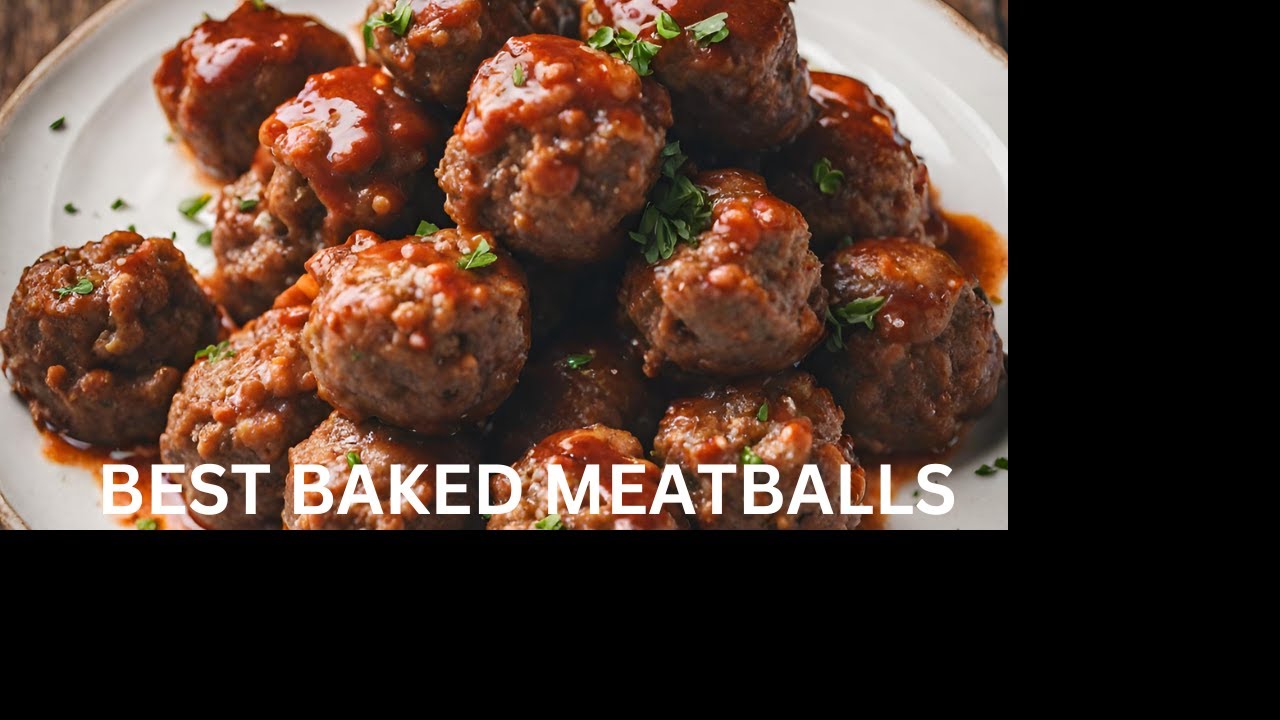 The Easiest Oven Baked Meatballs: Juicy, Flavorful & No Mess!